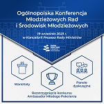 Zdjęcie nagłówkowe otwierające podstronę: Zaproszenie na Ogólnopolską Konferencję Młodzieżowych Rad i Środowisk Młodzieżowy w Kancelarii Prezesa Rady Ministrów